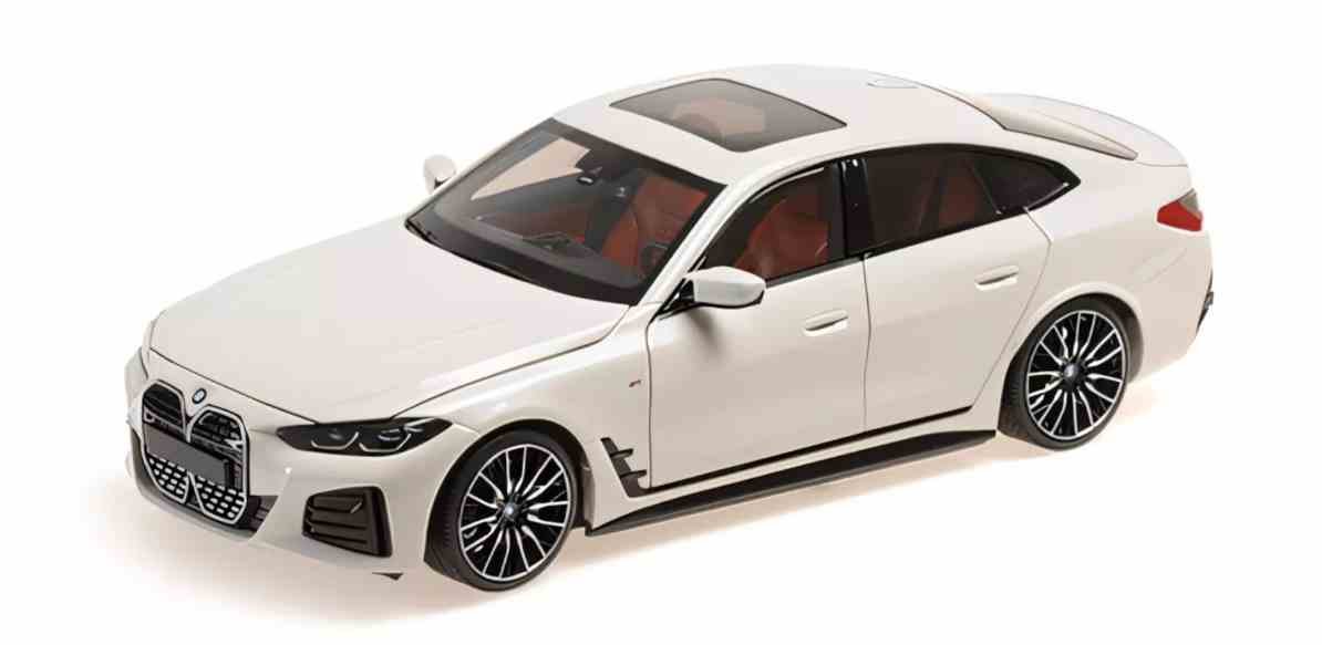 Bmw I4 M50 (G26) 2022 White Metallic - Minichamps 110023011