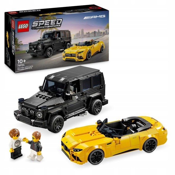 LEGO SPEED - Samochód auto Mercedes Klasa G i Sportowy SL AMG 63 LEGO PREZENT DLA CHŁOPCA