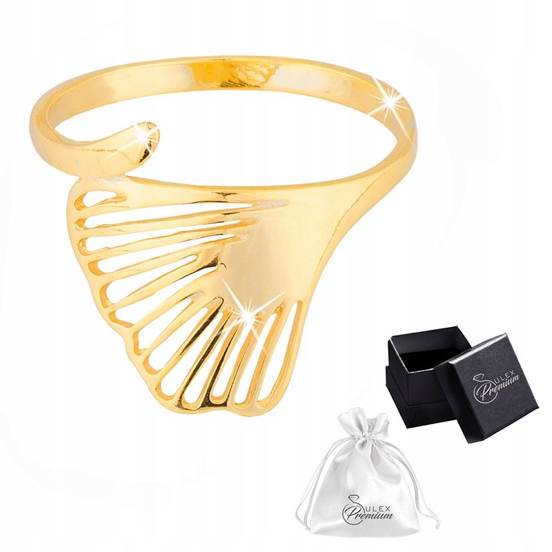 Pierścionek srebrny pozłacany MIŁORZĄB Srebro Na Prezent Dla niej r.15