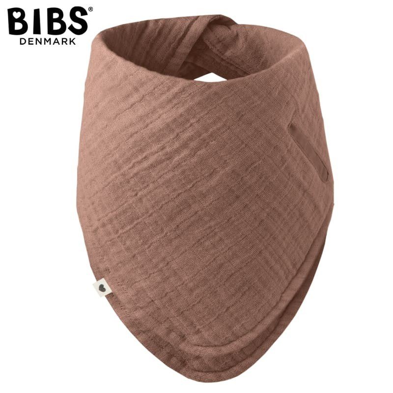 BIBS BANDANA BIB WOODCHUCK bandanka śliniak z kieszonką na smoczek 100% organic cotton