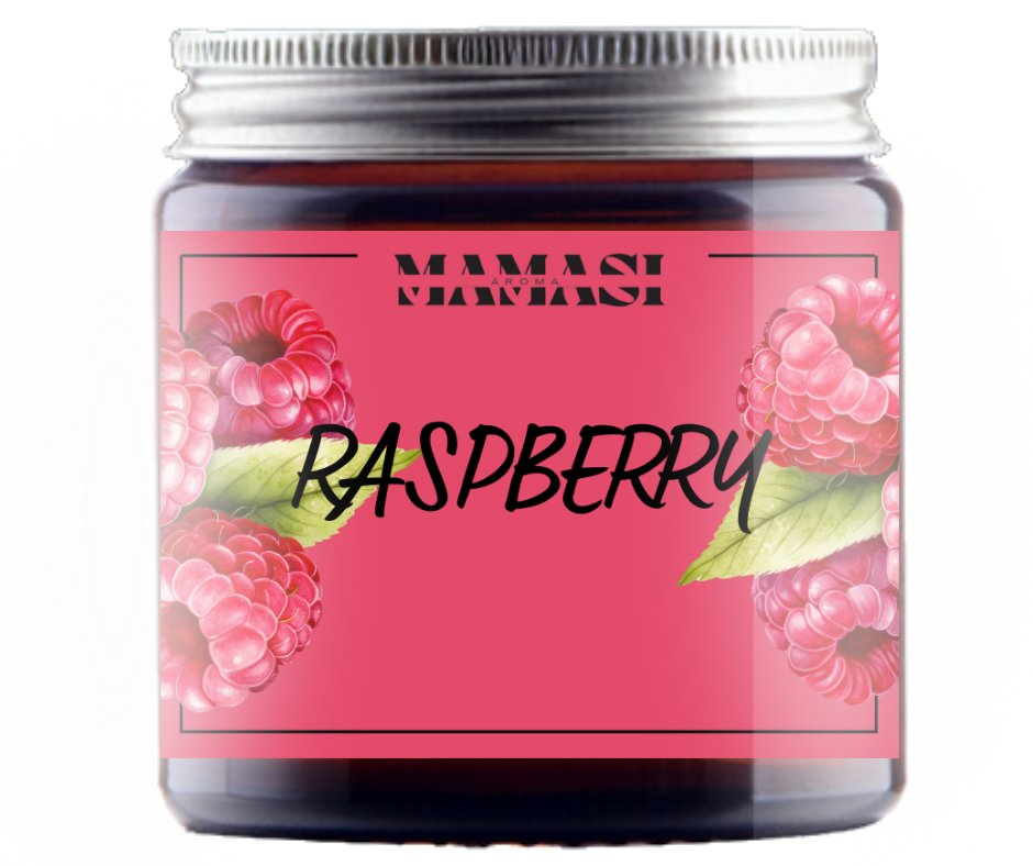 Raspberry / Malina Świeca Sojowa Zapachowa W Szkle 120Ml Upominek