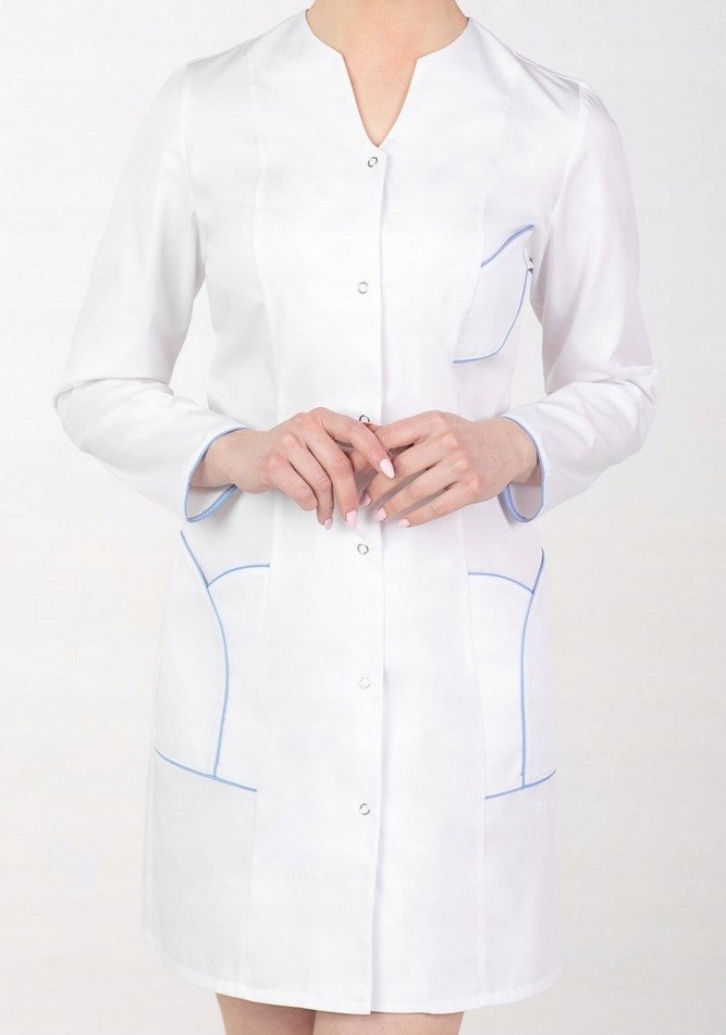 Żakiet fartuch medyczny kosmetyczny M-310 D (długi rękaw) rozm. 40