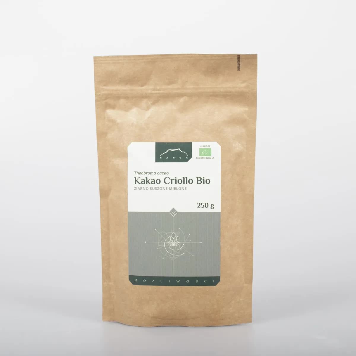 Kakao Criollo Bio suszone (250g mielone) Nanga