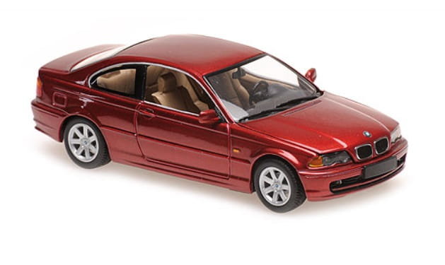 Minichamps Bmw 3Er Coupe (E46) 1999 Red Metallic 1:43 Minichamps