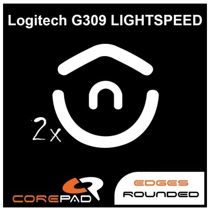2 x CorePad Ślizgacze Logitech G309 LIGHTSPEED Wireless