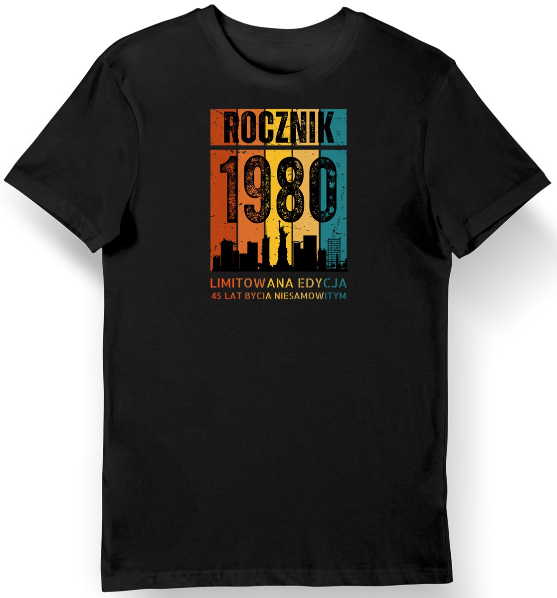 Koszulka męska na 45 urodziny 45 lat bycia niesamowitym limited edition L