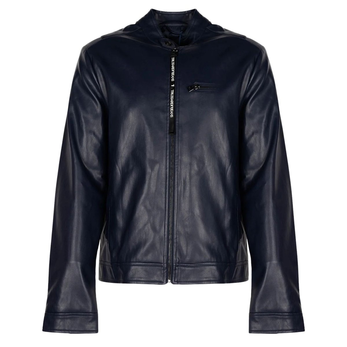 Kurtka męska Trussardi Jeans Biker Regular Fit Eco Leather ekoskóra-L