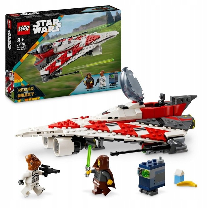 LEGO STAR WARS - Gwiezdne Wojny Statek kosmiczny Myśliwiec rycerza Jedi Boba LEGO PREZENT DLA CHŁOPCA