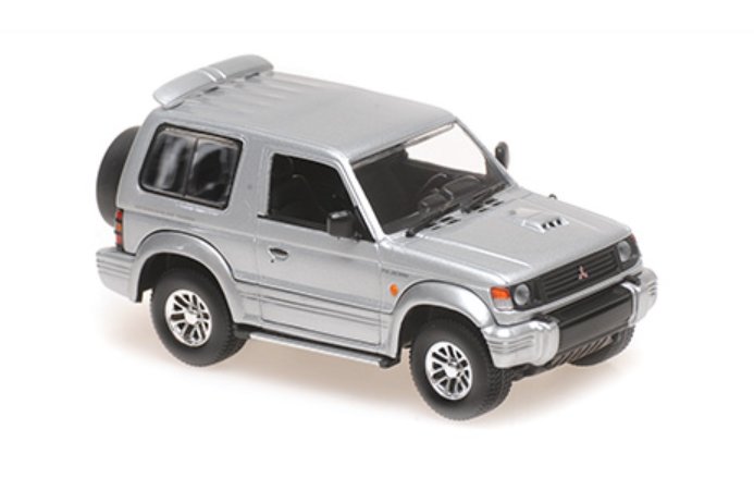 Mitsubishi Pajero Swb 1991 Silver 1:43 Minichamps