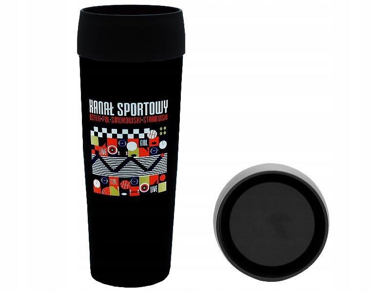 KUBEK TERMICZNY KANAŁ SPORTOWY KS-KUBEK 480ml BOREK POL STANOWSKI SMOKOWSKI