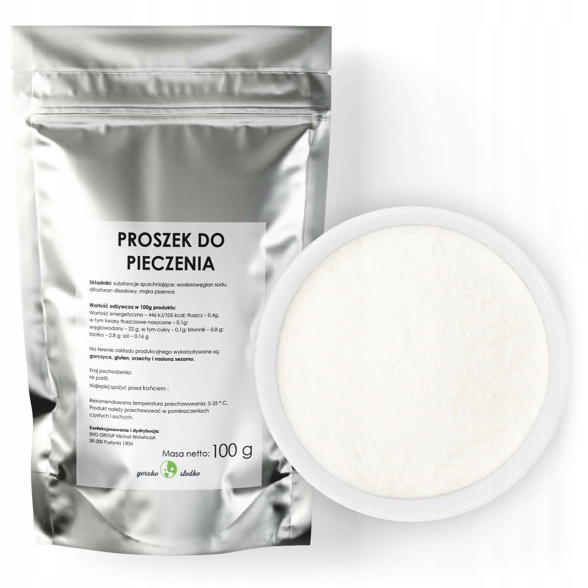 Proszek Do Pieczenia 100 G Proszek Do Wypieków