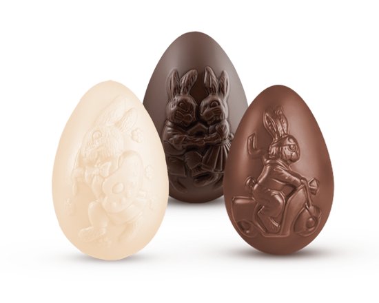 Pisanka z wizerunkiem z czekolady gorzkiej/mlecznej/białej 70 g E.Wedel