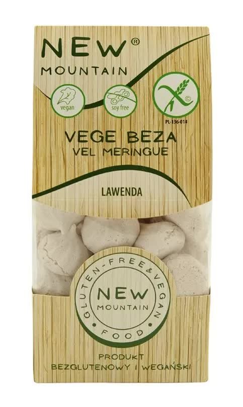 Bezy Wega��skie Lawendowe Bezglutenowe 50 g - NEW Mountain