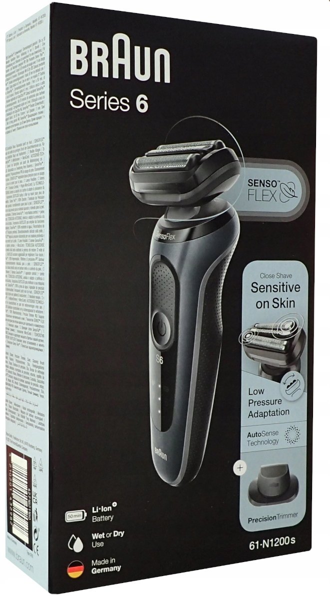 Braun 61-N1200s Series 6 + Trymer do Brody