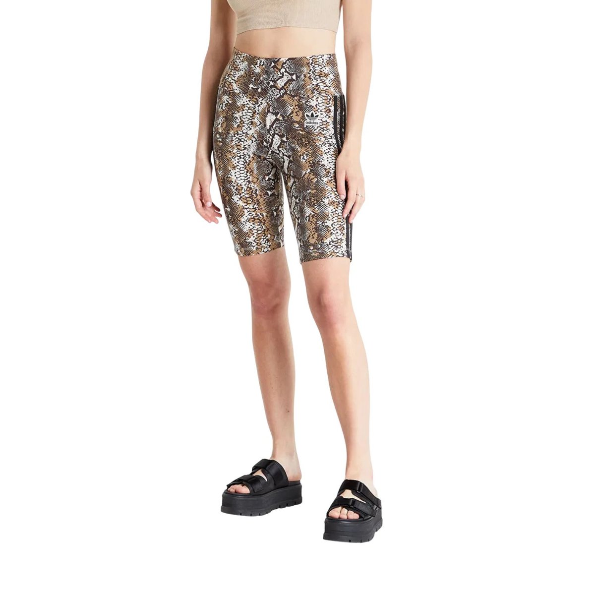 Spodenki damskie Adidas treningowe dopasowane kolarki-XS