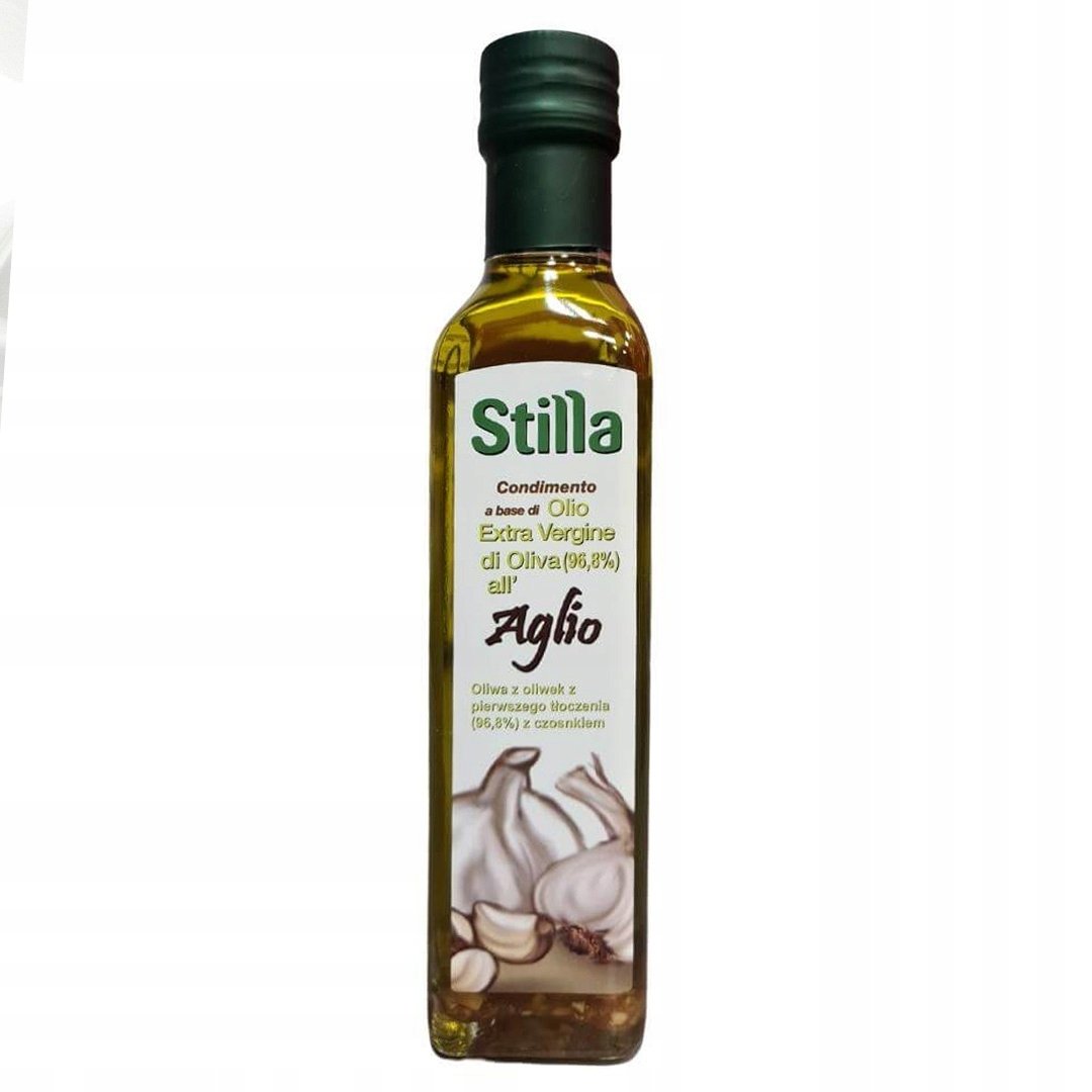 Oliwa Z Oliwek O Smaku Czosnkowym Oliwa Extra Vergine 250 Ml