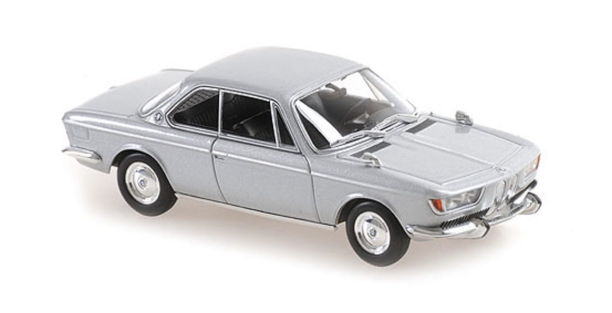 Bmw 2000 Cs Coupe 1967 Silverm 1:43 Minichamps