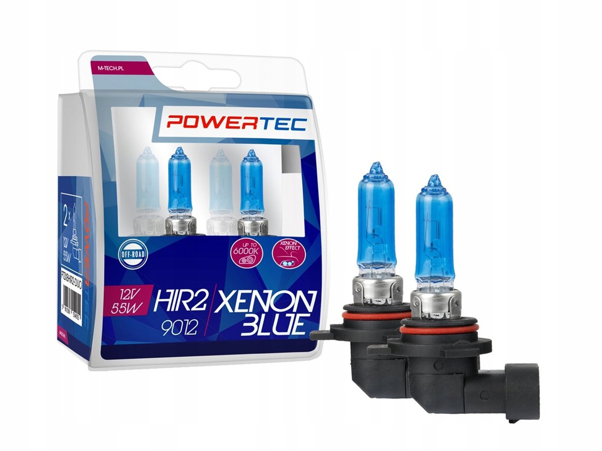 Żarówki Żarówka HIR2 12V Powertec XENON BLUE 2szt