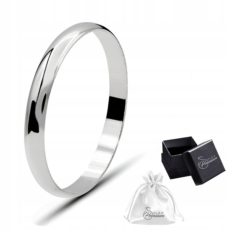 Pierścionek srebro pr. 925 Obrączka Srebrna Polerowana Wąska r.16