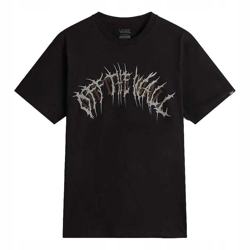 Męski T-shirt VANS Metal Arch SS Black VN000M47BLK1 L