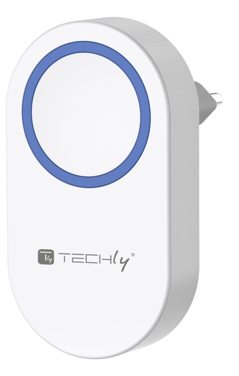 Techly I-BELL-RING05R Dzwonek do drzwi Biały