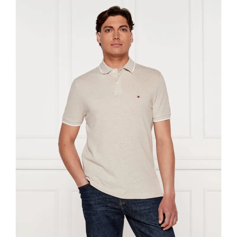 Tommy Hilfiger Polo | Regular Fit | z dodatkiem lnu