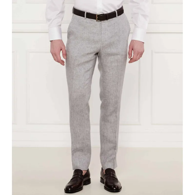 Sand Copenhagen Lniane spodnie 6809 T Herring - Craig Slim Fit