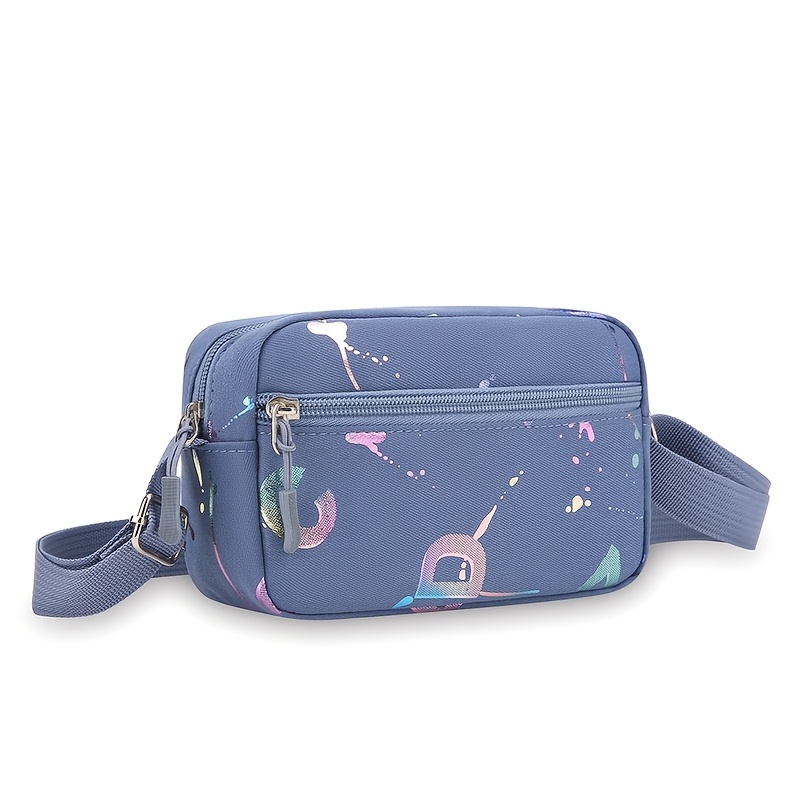 TEMU Modna Sportowa Torba na Telefon Codzienna Torba na Ramię Damska Torba Crossbody Lekka Nylonowa Mała Torba Damska Portmonetka