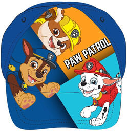 Czapka dla chłopca z daszkiem na lato Psi Patrol Niebieska