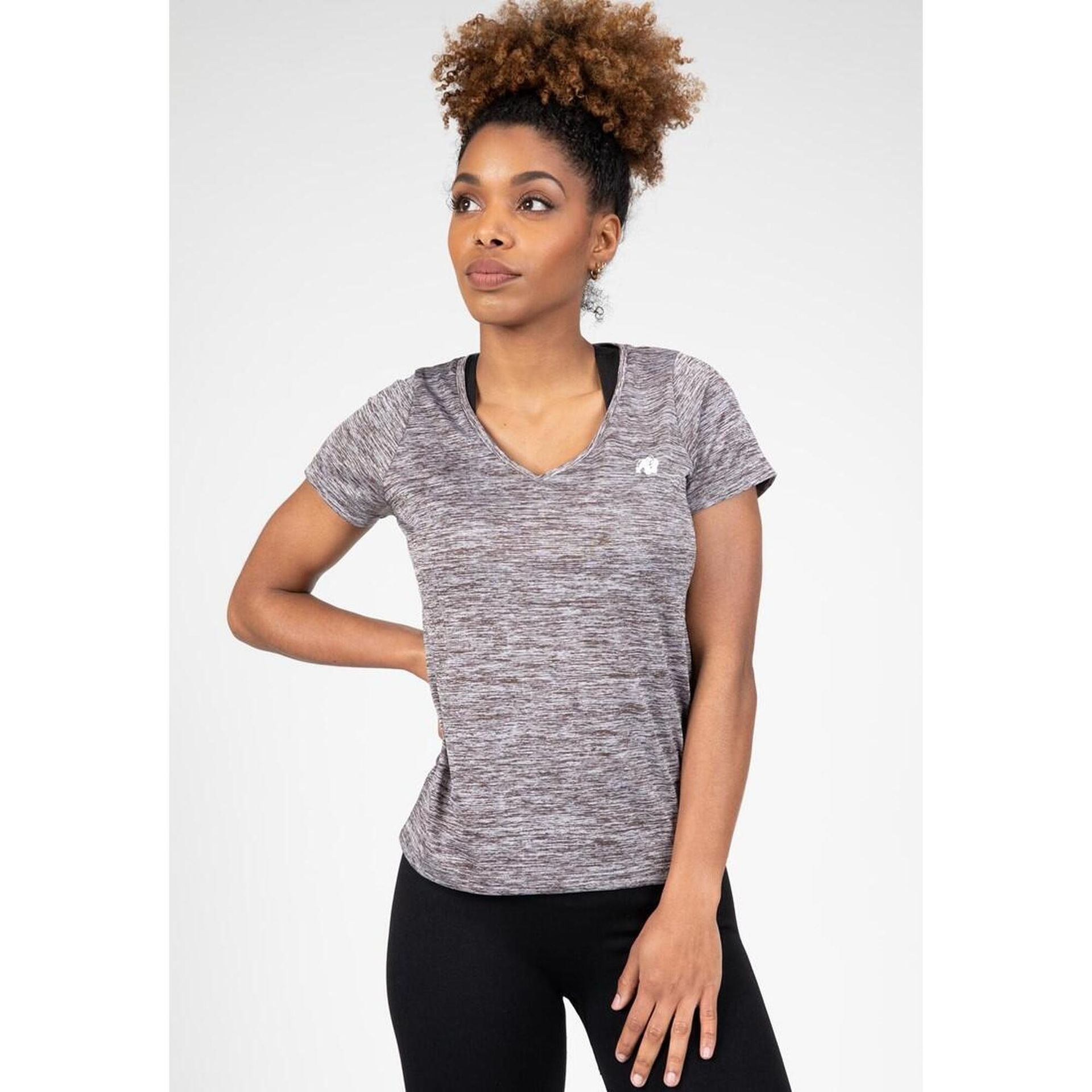 Elmira V-Neck Koszulka zary Melange