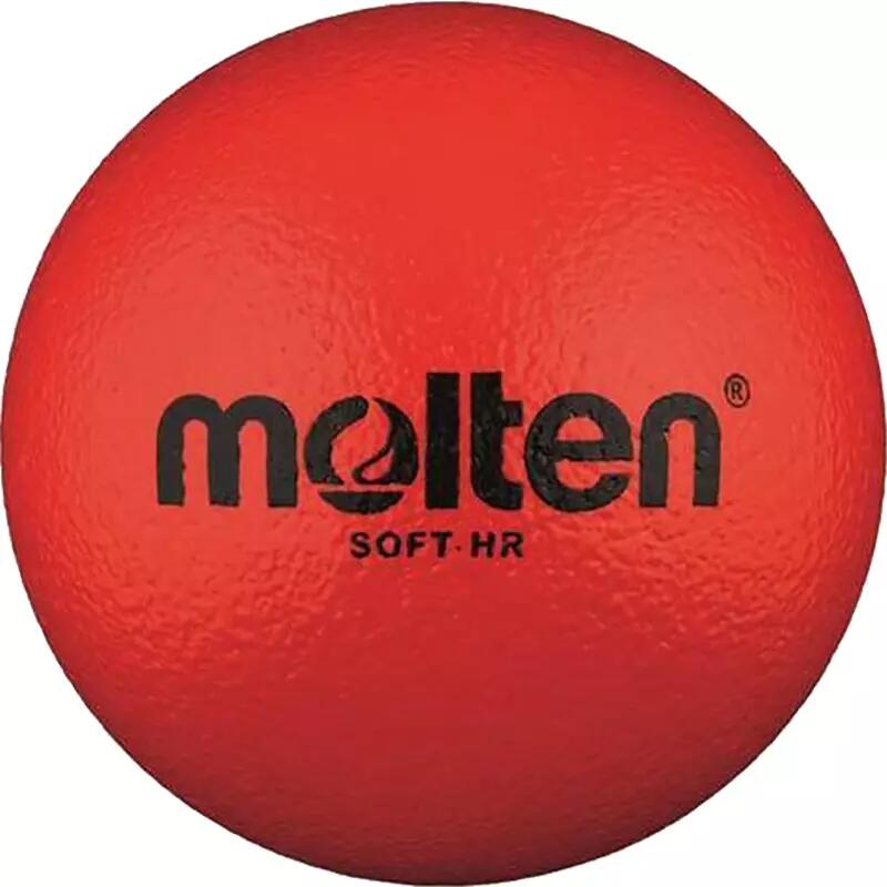 Molten piłka do piłki ręcznej Softball firmy, czerwony, 160 MM, czerwony, 100 G, średnica 160 MM, Soft HR Soft-HR