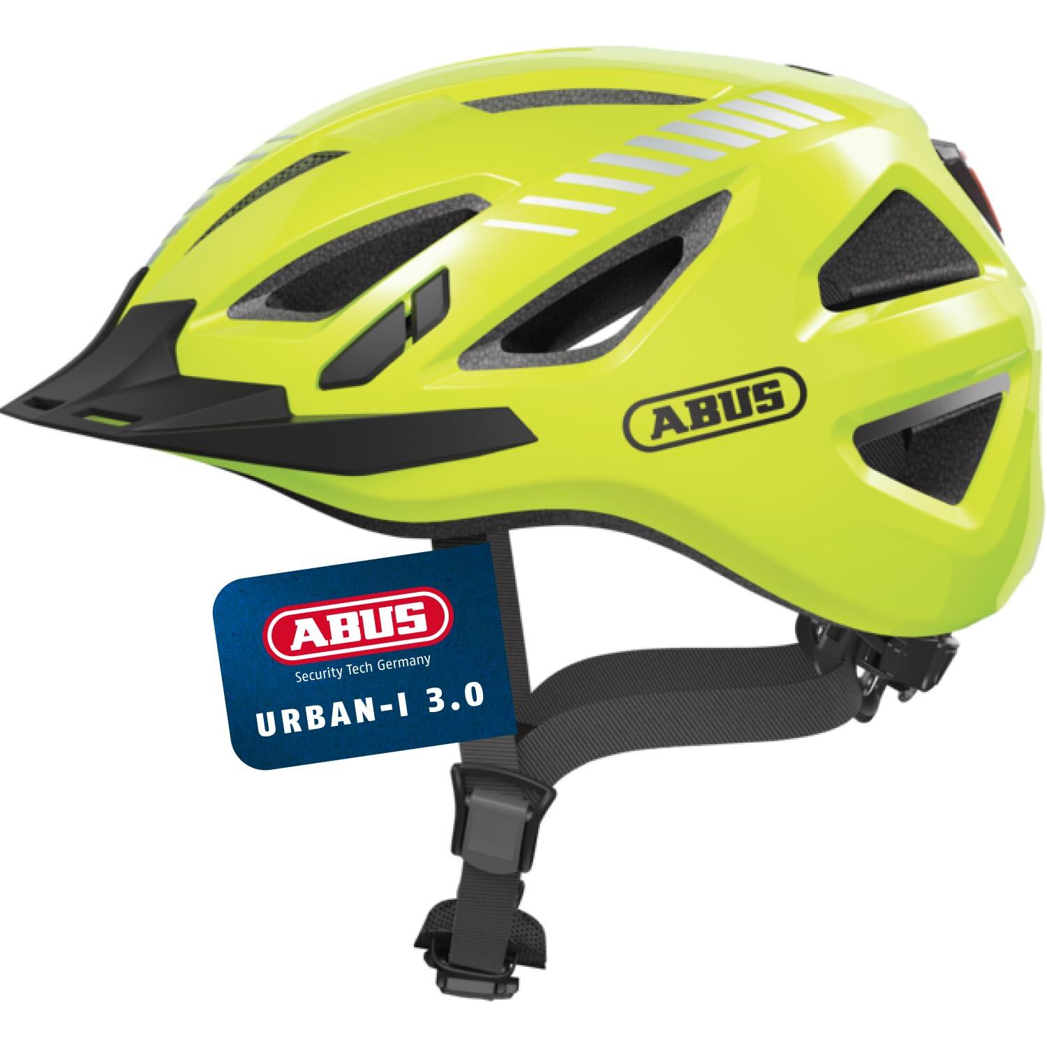 Abus Urban-I 3.0 Signal Kask, signal yellow L 56-61cm 2020 Kaski miejskie i trekkingowe 86868