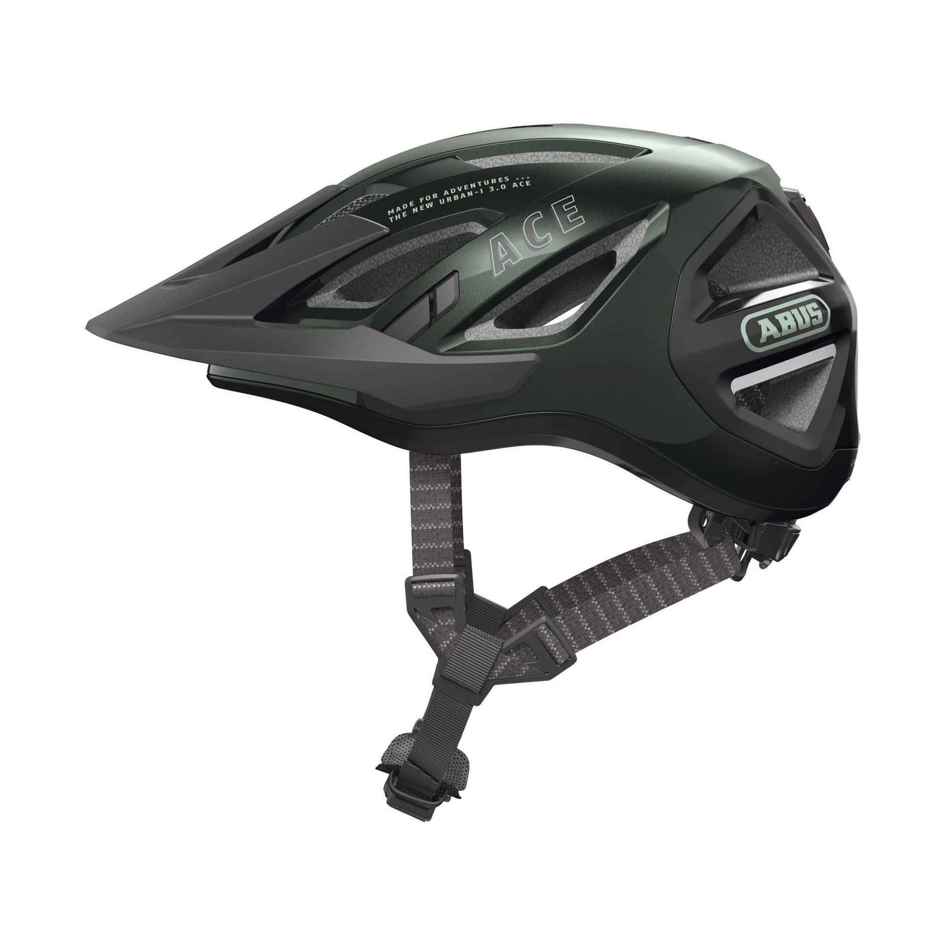Kask rowerowy Abus Urban-I 3.0 Ace Led Moss Green L 56-61cm