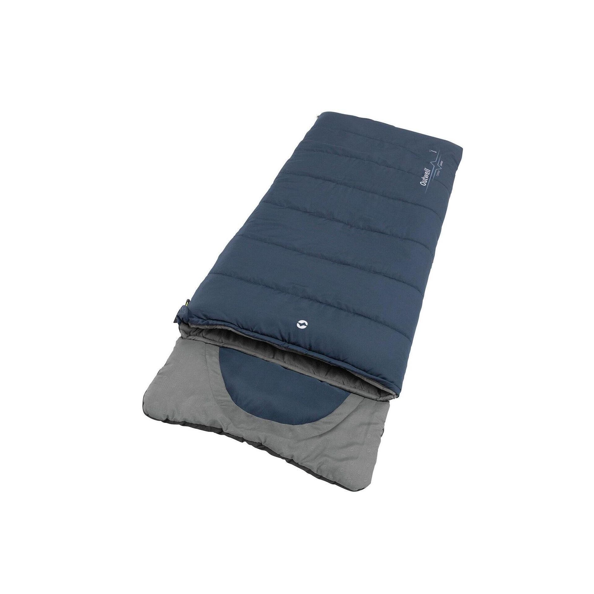 Śpiwór dla dziecka Outwell Contour Junior (140 cm) - deep blue/grey
