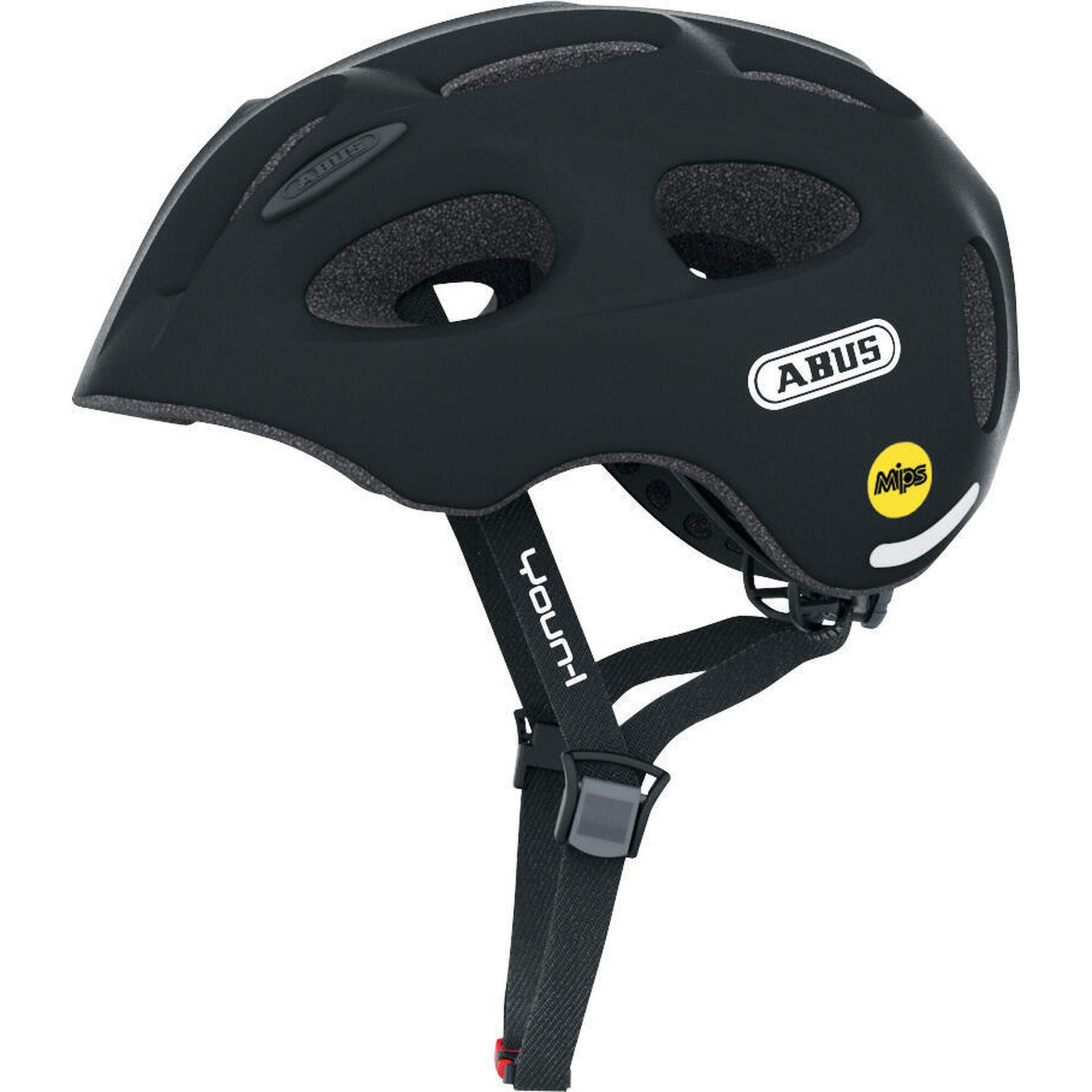 Abus Youn-I Mips kask rowerowy, czarny, S 38811-8