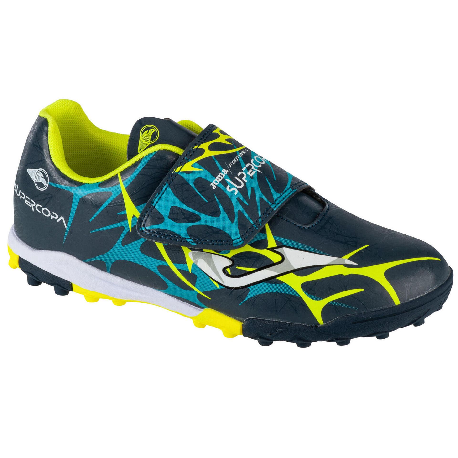 Joma Super Copa Jr 2503 TF SCJS2503TFV, dla chłopca, buty piłkarskie - turfy, Granatowy