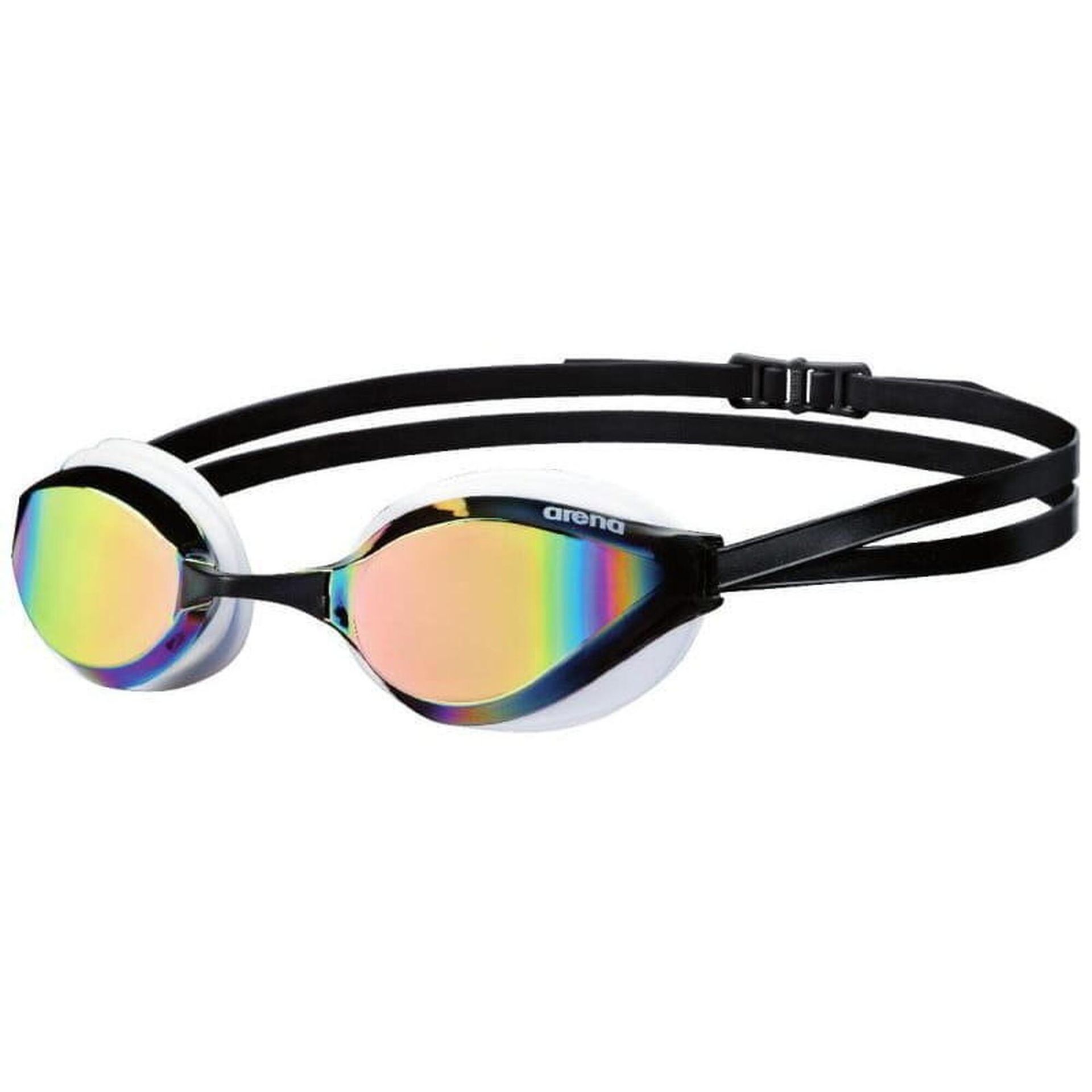 Arena Python Mirror okulary do pływania unisex zawodów, biały, jeden rozmiar 000001E763-054_Única