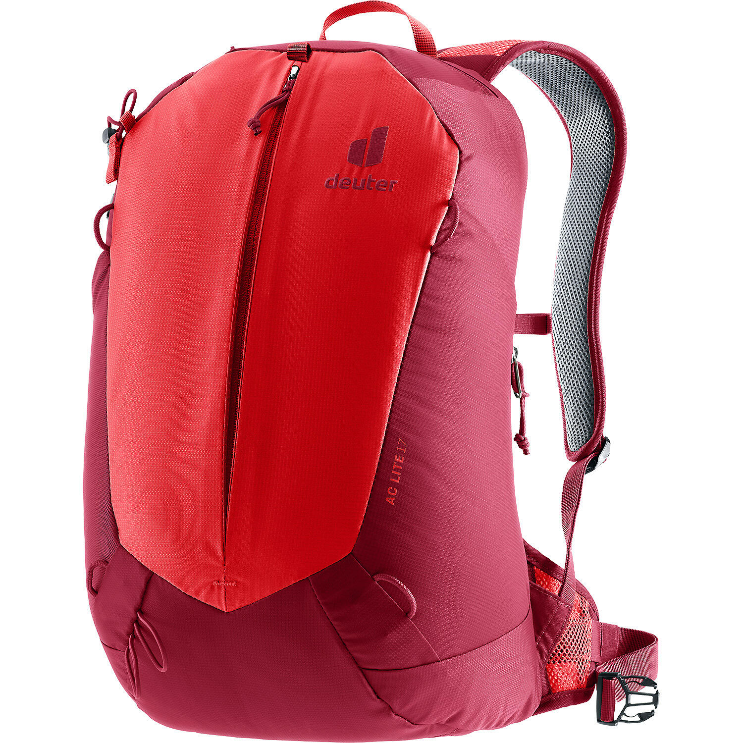 Plecak z siatką dystansową Deuter AC Lite 17 - cherry/masala
