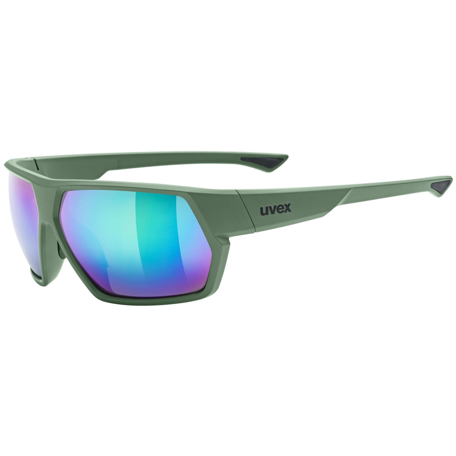 Okulary przeciwsłoneczne UVEX Sportstyle 238 moss matt/mirror green