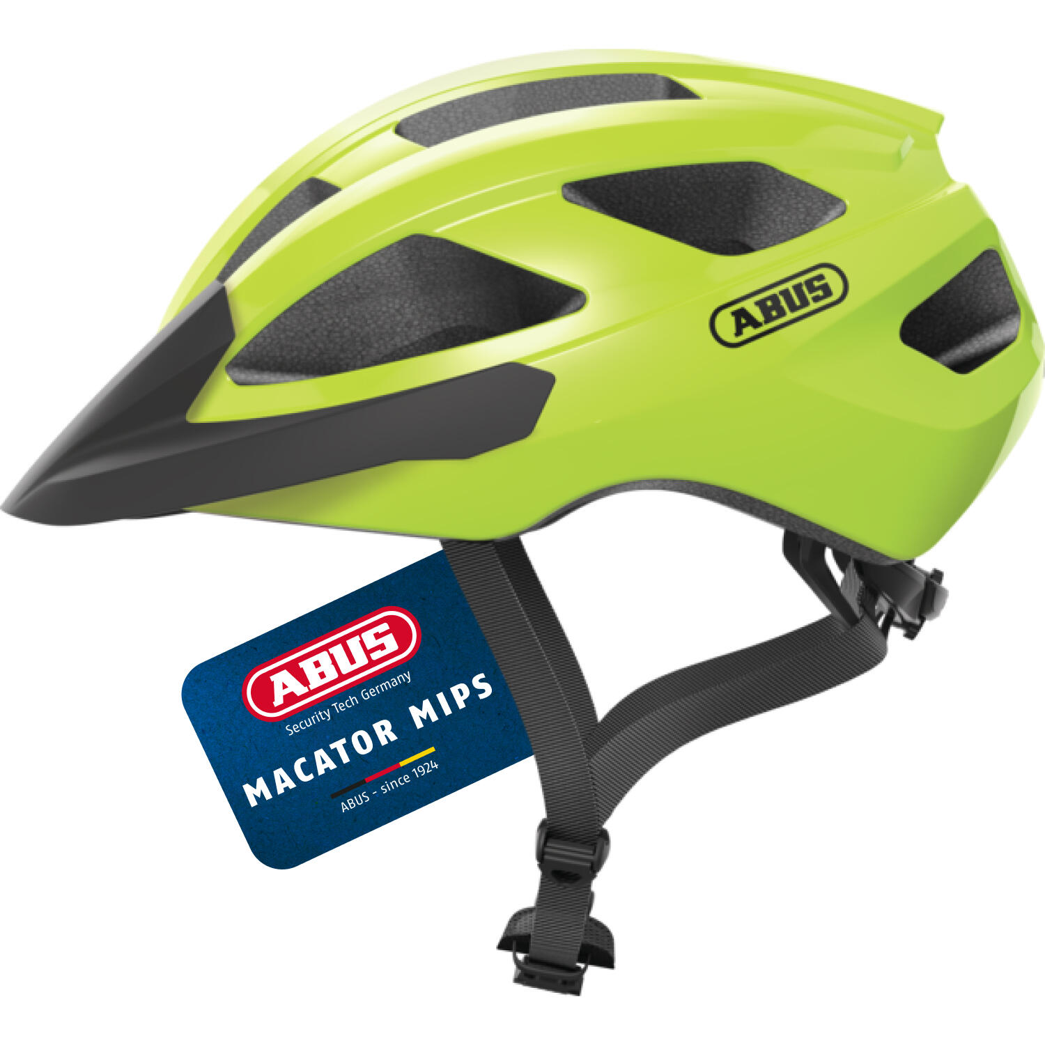 Abus Macator MIPS Helmet, żółty L | 58-62cm 2022 Kaski miejskie i trekkingowe 89220