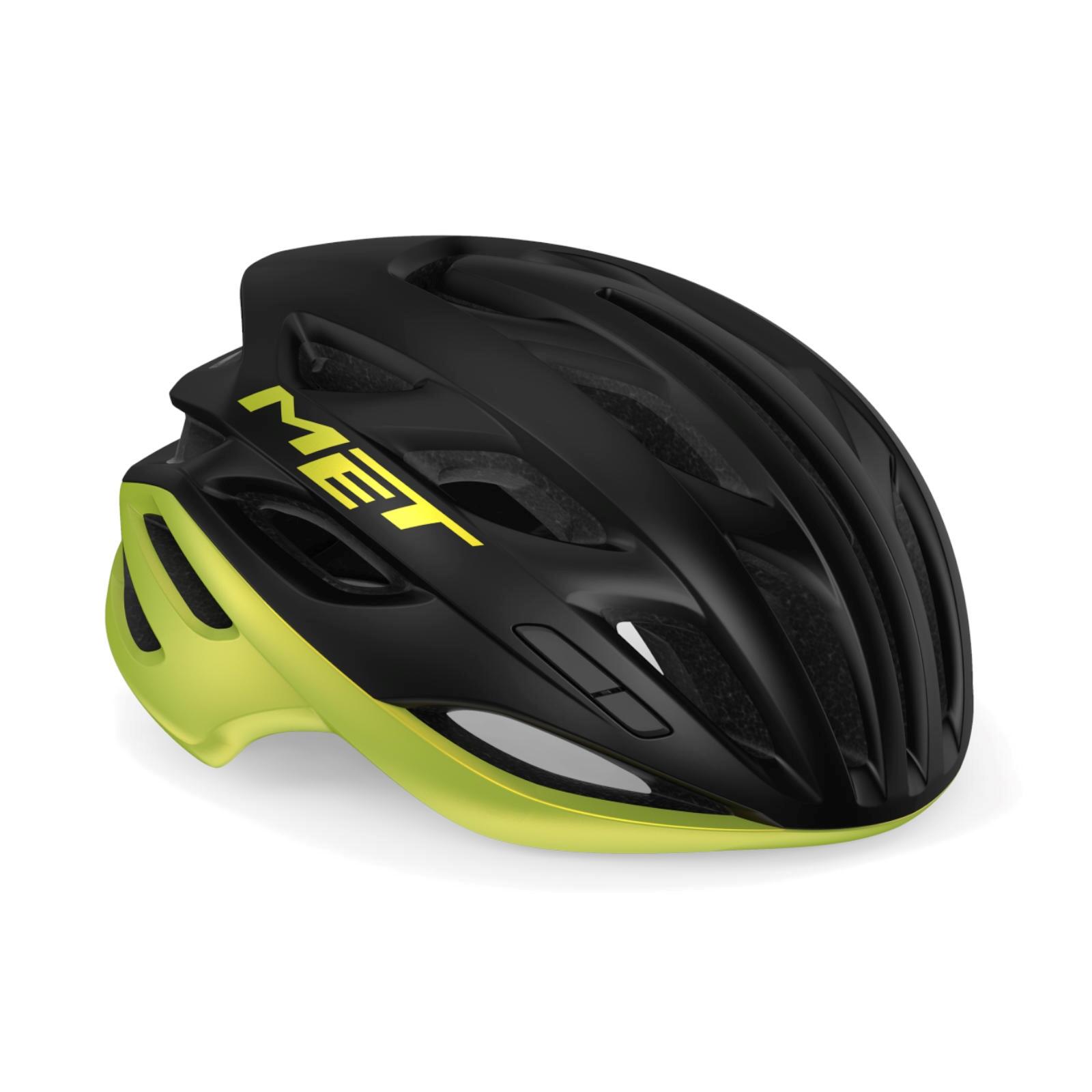 MET Estro MIPS Helmet, czarny/żółty S | 52-56cm 2022 Kaski szosowe 57003509