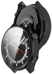 Bizon Etui z osłoną ekranu Case Watch Felipe do OnePlus Watch 3 / Oppo Watch X2, czarne