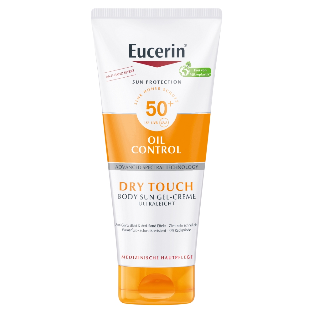 Eucerin Oil Control, Żel-krem ochronny ultralekki do ciała SPF50+