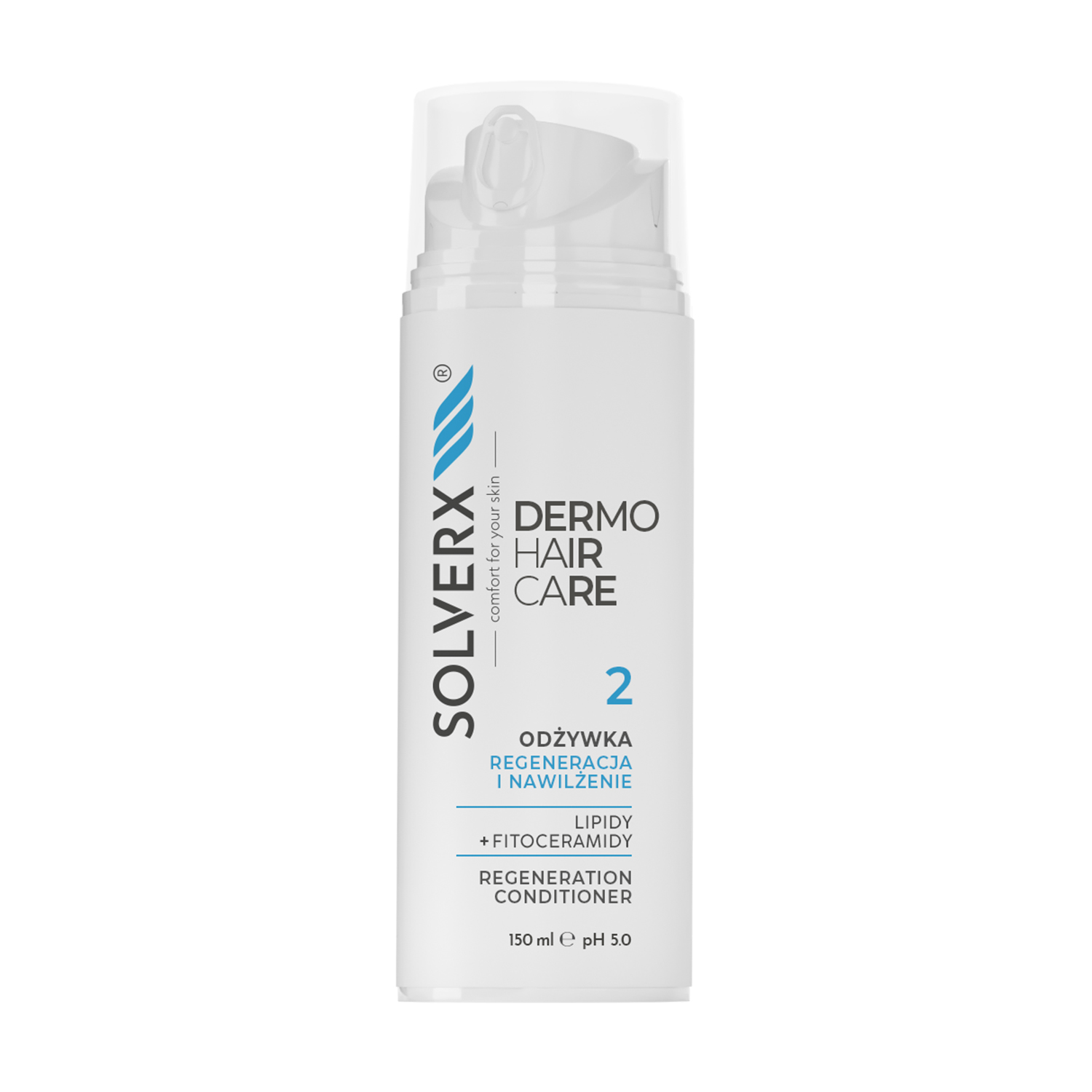 Solverx Dermo Hair Odżywka regeneracja i nawilżenie