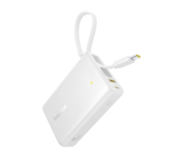 Baseus PicoGo Digital Display 10000mAh 45W Biały