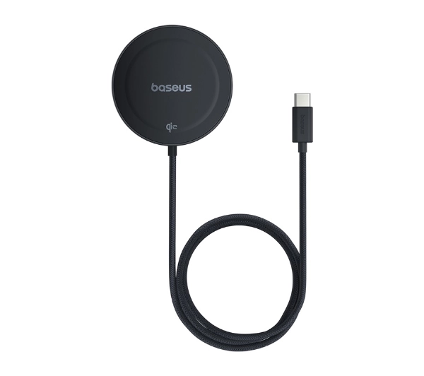 Ładowarka indukcyjna BASEUS Simple Mini 4 15W Czarny