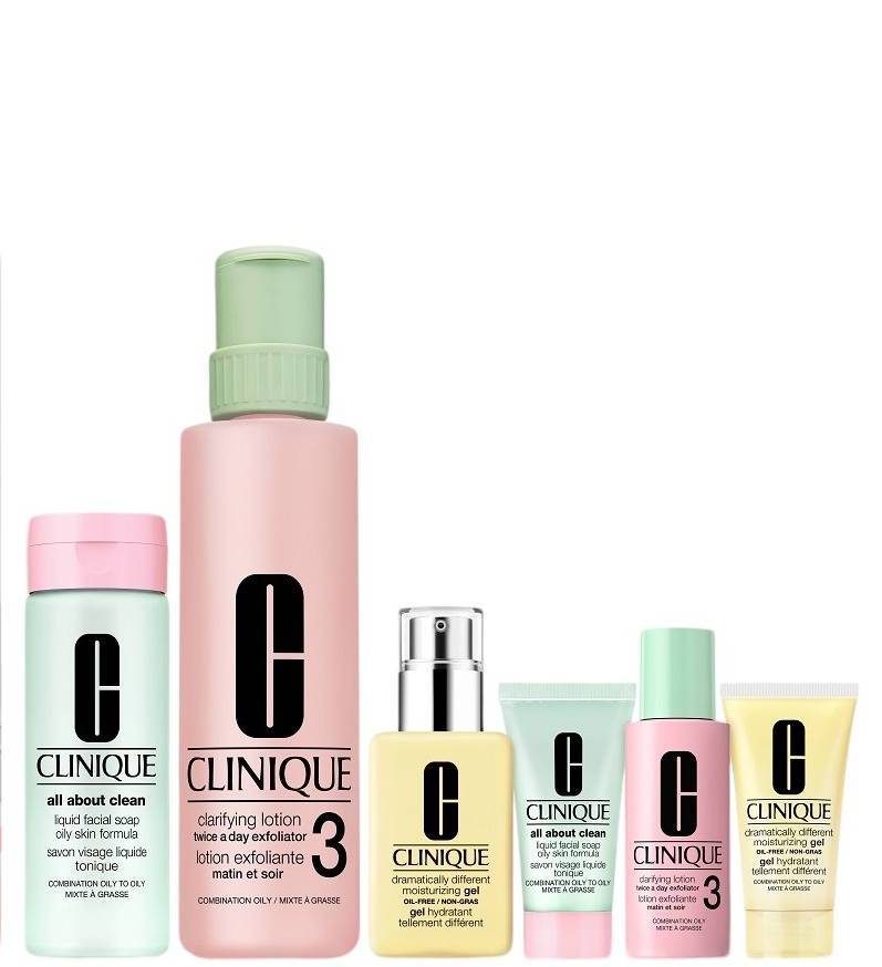 Clinique Great Skin Everywhere Zestaw prezentowy do skóry mieszanej i tłustej