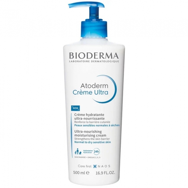 BIODERMA Atoderm Crème Ultra Krem ultranawilżający i wzmacniający 500ml