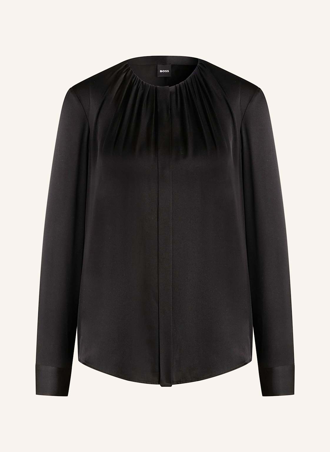 Boss Bluzka Jedwabna Banorah schwarz