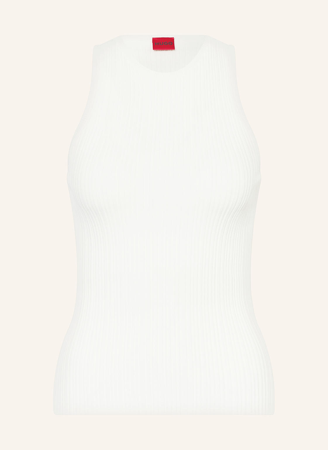 Hugo Top Z Dzianiny Sarepla weiss